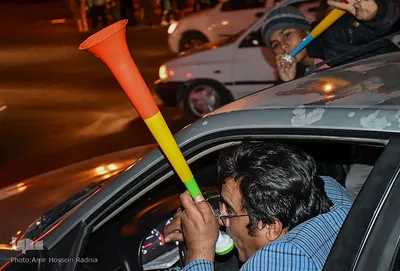 شادمانه پیروزی تیم ملی در بیرجند