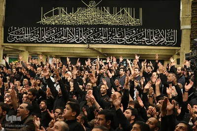 دومین شب مراسم عزاداری حضرت اباعبدالله الحسین علیه‌السلام در محضر رهبر انقلاب