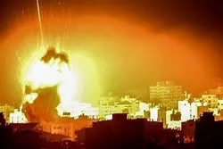 Israel Bombs Gaza Positions for an Entire Hour