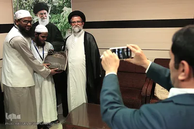 دیدار متسابقین روشندل مسابقات بین المللی قرآن با رییس سازمان بهزیستی