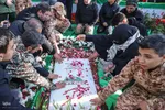 تشییع پیکر مطهر پنج شهید گمنام در تبریز‎