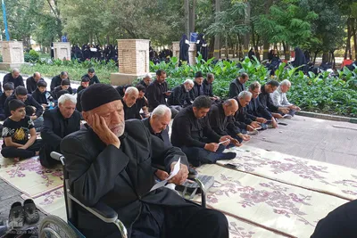 مراسم قرائت زیارت اربعین در اهر