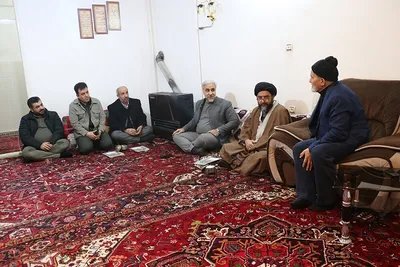 دیدار شهردار تبریز با خانواده شهیدان«لسانی» و «محمودی اصل»
