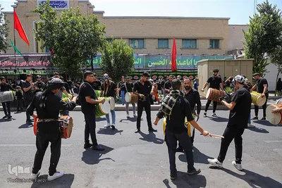 عزاداری ظهر عاشورا در حرم حضرت شاهچراغ(ع)‎