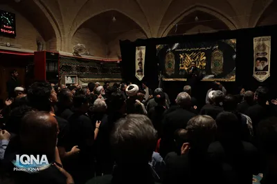 سوگ رضوی در حرم مطهر امامزاده علی بن جعفر(ع) قم
