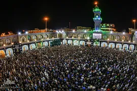 حرم مطهر و نورانی امام موسی کاظم (ع) در شهر کاظمین عراق