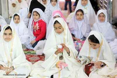 جشن تکلیف دختران دانش‌آموز در اهواز