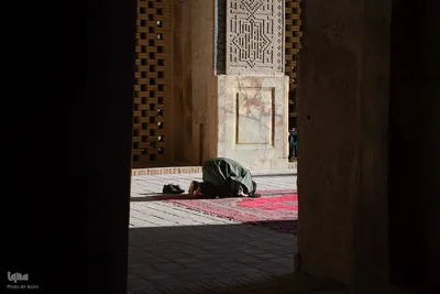مراسم اعتکاف در مسجد جامع عتیق اصفهان