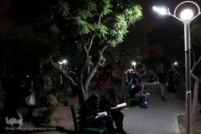 مراسم احیای شب بیست و سوم ماه مبارک رمضان، در بقعه متبرکه امامزاده سید جعفر(ع) و حمیده خاتون (س) باغ‌ فیض