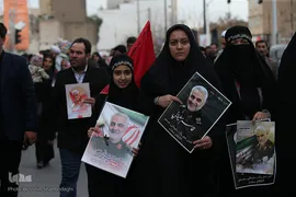 تشییع پیکر مطهر سردار شهید سپهبد قاسم سلیمانی درقم