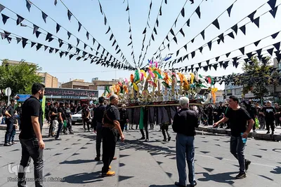 مراسم عزاداری تاسوعای حسینی در شهرستان کرج