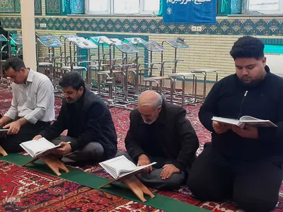محفل جزء خوانی قرآن کریم در اهر