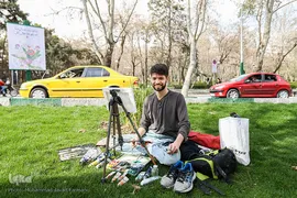 حال و هوای بهاری در شهر تهران