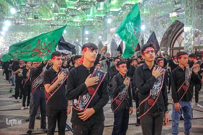 عزاداری اهلی من العسلدر حرم سید علاءالدین