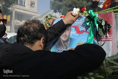 تشییع پیکر شهید مدافع حرم «محمد اینانلو» _ کرج