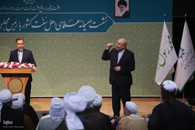 دیدار جمعی از علمای اهل سنت با رئیس مجلس