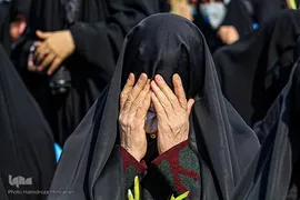 مراسم خاکسپاری و تشیع پیکر شهید «حسین فغانی»