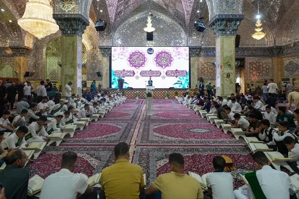 المجمع العلمي للقرآن في العراق ينظّم محفلاً قرآنيّاً في سامراء + صور