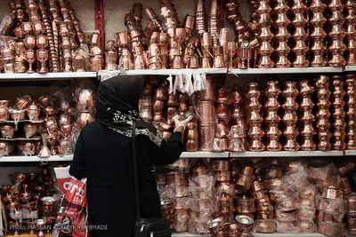 هنر چکش کاری روی مس
