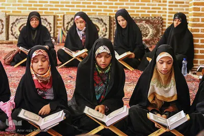 جلسه آموزش قرآن استاد یحیی راثی