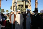 جشن مبعث و گلباران مزار شهدای انقلاب در گلستان شهدای اصفهان