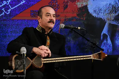 کیوان ساکت در مراسم نکوداشت سید علی موسوی گرمارودی