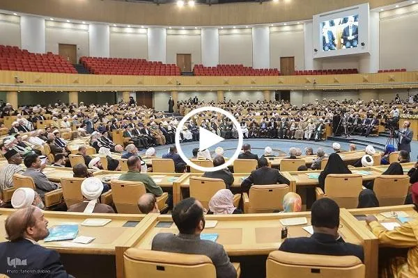 المؤتمر الدولي للوحدة بطهران فرصة لإيجاد أرضية الاتحاد للعالم الإسلامي + فیديو