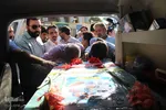 مراسم تشييع سلام اکبری از شهدای مدافع‌حرم