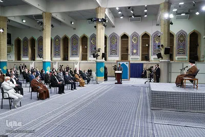 دیدار مداحان اهل‌بیت (ع) با رهبر انقلاب