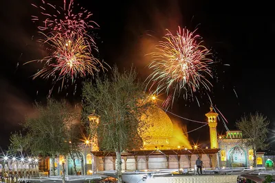 تحویل سال نو در حرم شاهچراغ(ع)