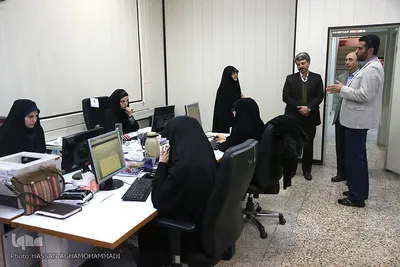 بازدید جلیل کوهپایه‌زاده، رئیس دانشکده علوم پزشکی ساوه از تحریریه خبرگزاری ایکنا
