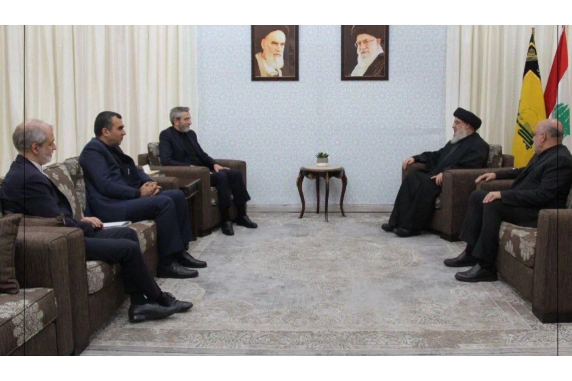 دیدار سرپرست وزارت امورخارجه با  سیدحسن نصرالله