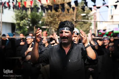 مراسم عزاداری ظهر عاشورا در کرج