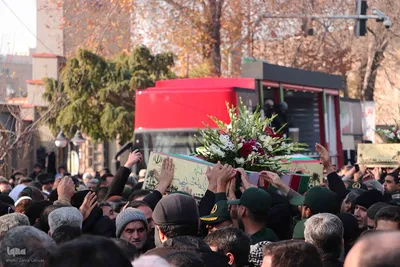 تشییع لاله‌های گمنام دفاع مقدس در تبریز‎