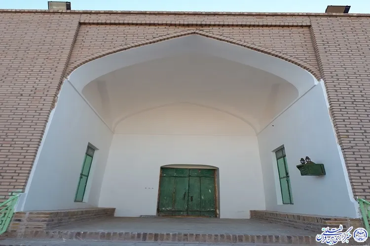 مرمت ایوان مسجد جامع خوسف به پایان رسید