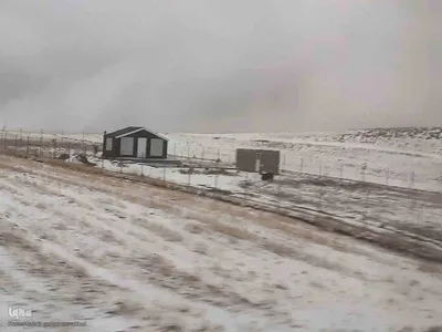 طبیعت برفی ارتفاعات و مناطق روستایی اهر
