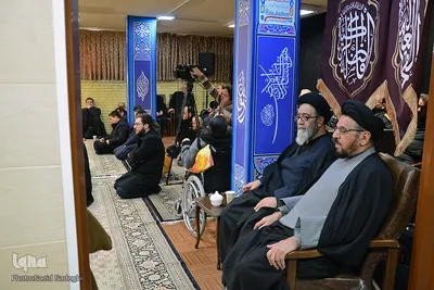 مراسم عزاداری شهادت حضرت فاطمه (س) در بیت امام جمعه تبریز