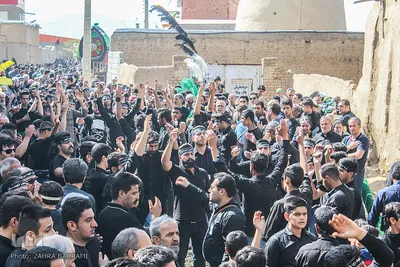 عزاداری ظهر عاشورا در روستای انجدان - اراک/عکاس:زهرا بهرامی