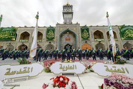 آیین دعا خوانی خدام علوی به مناسبت سالروز ولادت امیرالمومنین حضرت علی (ع) 