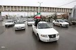راهپیمایی خودرویی در قزوین به مناسبت نیمه شعبان