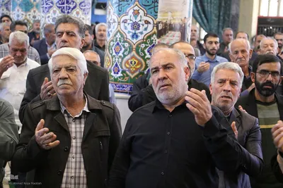 مراسم گرامیداشت چهلمین روز شهادت مدافعان امنیت مرودشت