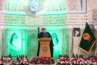 مراسم تغییر نام صحن جامع رضوی به صحن پیامبر اعظم (ص)
