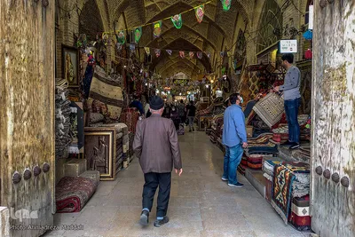 تب و تاب بازار شیراز در آستانه عید نوروز‎‎