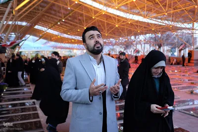 تحویل سال نو در کنار شهدا‎