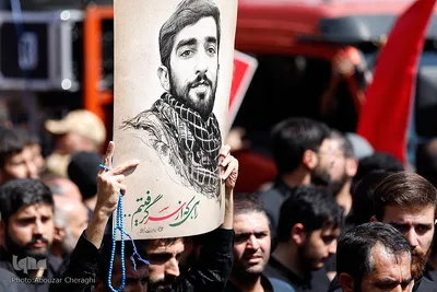 مراسم تشییع پیکر مطهر شهید محسن حججی در تهران