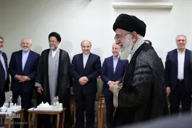 دیدار رئیس‌جمهور و اعضای هیئت دولت با رهبر معظم انقلاب