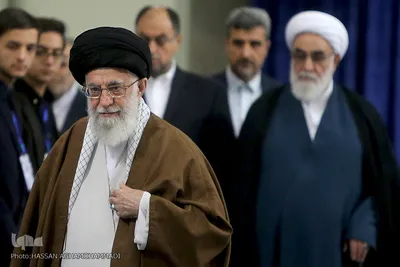 حضور مقام معظم رهبری پای صندوق اخذ رای