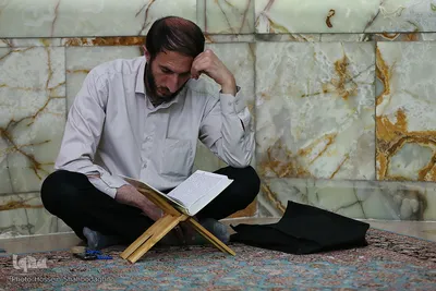 ترتیل‌خوانی رمضانی در مسجد جمکران
