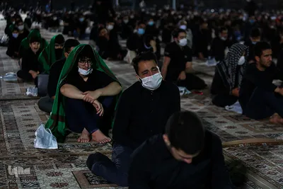 عزاداری شب چهارم محرم در ورزشگاه تختی مشهد
