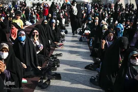 اجتماع دختران انقلاب برای حمایت از حجاب